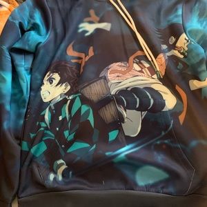 demon slayer anime hoodie